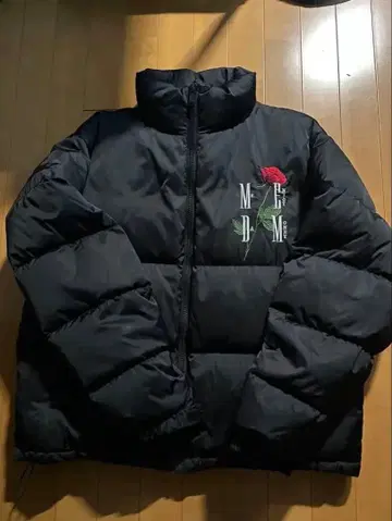 MDMA MR. ENJOY DA MONEY 블랙 다운 자켓