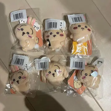 치이카와 토끼투성이 복권 봉제 인형 컴플리트 6점 세트