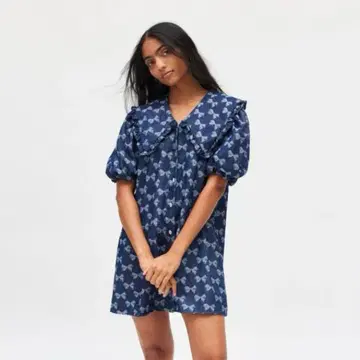 Sister Jane Ziggy Denim 미니 원피스