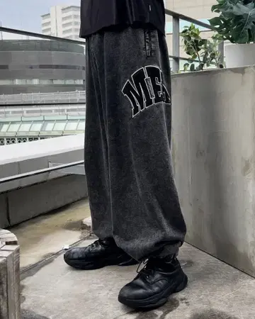 genzai MELT 와이드 스웻 팬츠