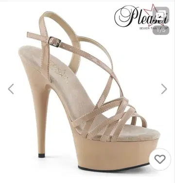 미사용 새상품 콘테스트 힐 플리저 pleaser 미스코리아 힐 통굽