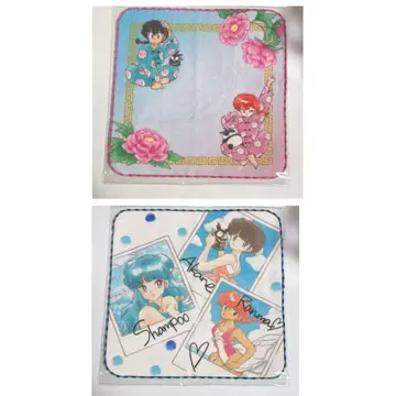 다카하시 루미코 란마 1/2 이츠데모 원작 그림 타월 손수건 2점 세트
