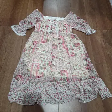 y2k 페어리 그런지 히메 갸루 헤이세이 갸루 히메 스타일 꽃무늬 원피스