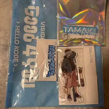 아이나나 G4Y 아크릴 스탠드 아크릴 키링 쇼핑백 타마키