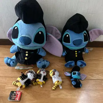 키시다단 스티치 라스칼 라스카루 봉제 인형 특대형 키링 레트로