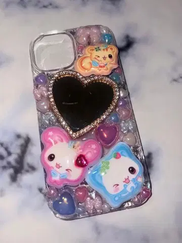 스마트폰 케이스 봉봉 드롭 데코