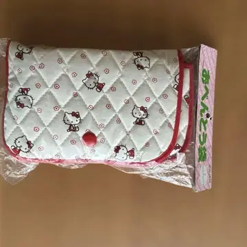 산리오 헬로키티 1976년 도시락 가방 퀼팅 쇼와 레트로