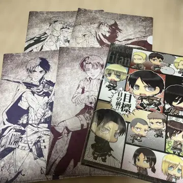 [ 한정품 ] 진격의 거인 클리어 파일 5장 세트