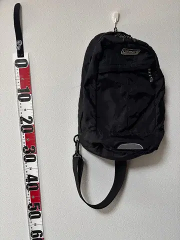 콜맨 블랙 나일론 숄더백 다기능