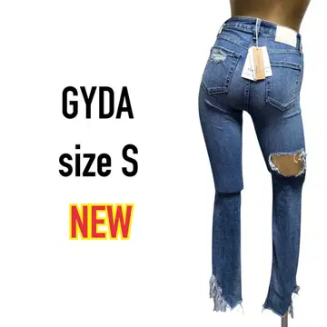 GYDA M/W 사이드 프린지 데님 스키니 PT