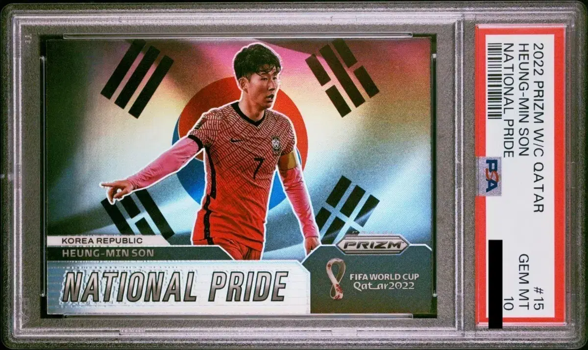 손흥민 2022 Prizm 네셔널 프라이드 PSA10