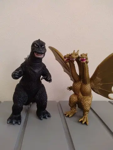 [레어] 무비 몬스터 EX 고질라 킹 기도라 세트