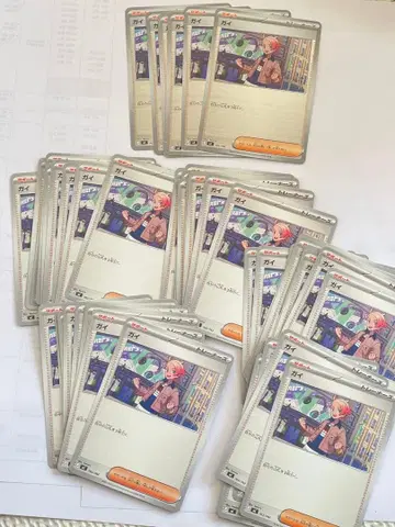 가이(미러) 18장, 가이 44장 포켓몬 카드 스타트덱 100