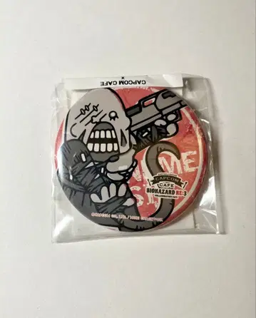 BIOHAZARD 바이오하자드 캡콤카페 캔뱃지 네메시스
