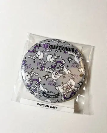 바이오하자드 Resident Evil 캡콤 카페 캔뱃지 질