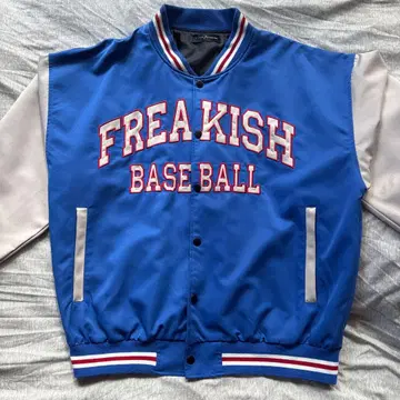 H-REM/MUSEUM FREAKISH BASE BALL 바시티 자켓