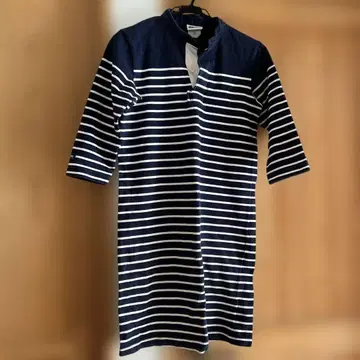 BARBARIAN 네이비/화이트 스트라이프 원피스 M