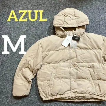 미사용 새상품 아즈르 여성용 패딩 자켓 베이지 겨울 경량