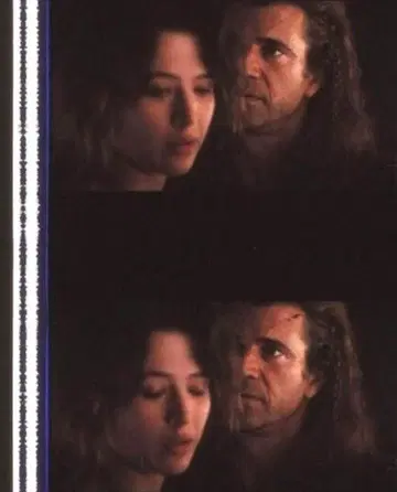 브레이브하트 35mm 필름 연속 5컷 멜깁슨 소피 마르소