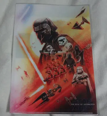 [ 스타 워즈 스카이워커의 새벽 ] W포켓 A4 클리어 파일