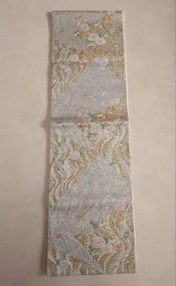 고급 기모노 후쿠로 오비 순수 실크 포멀