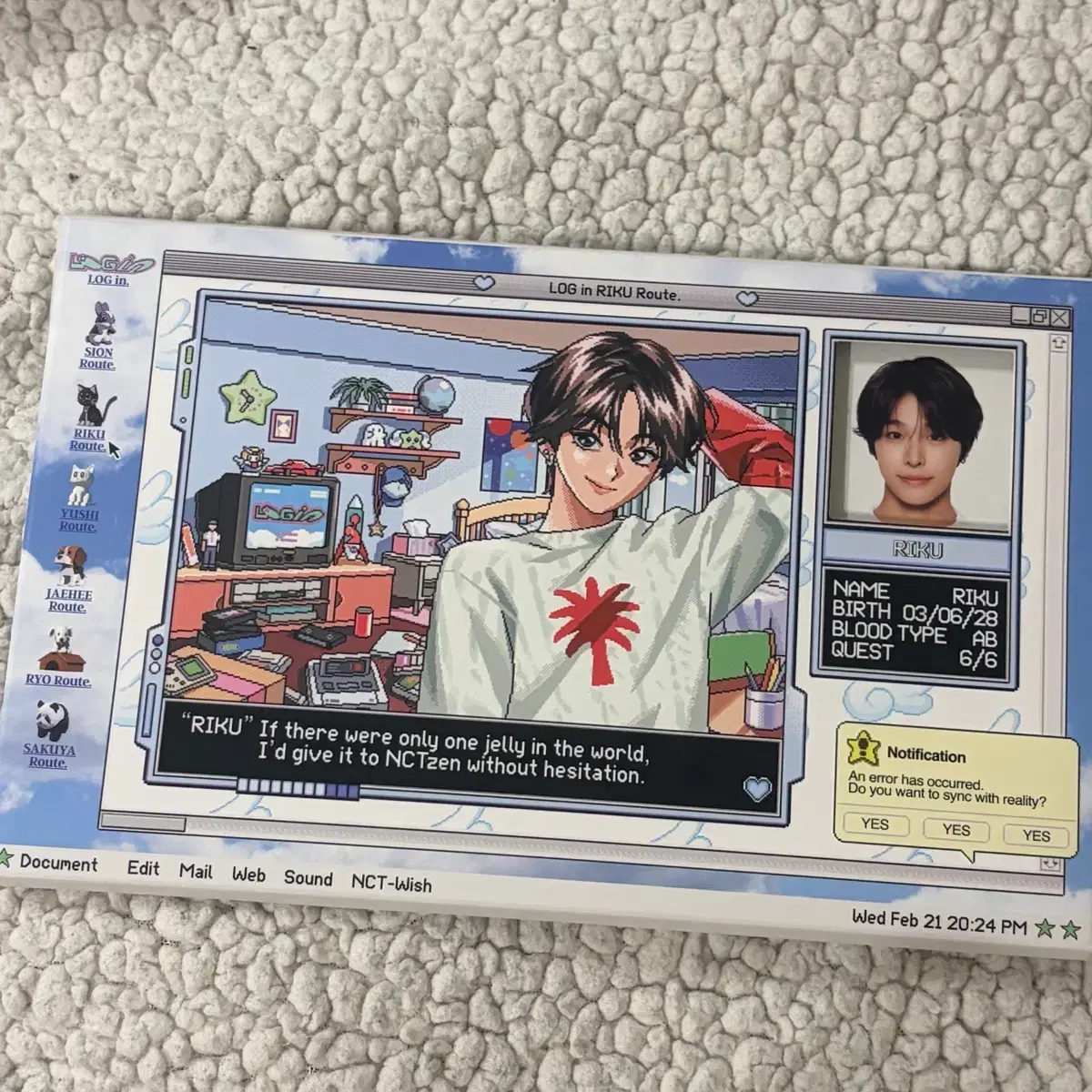 Nct Wish Riku Dicon A version unsealed sell | Bunjang Global