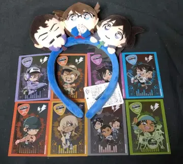 명탐정 코난 x 유니버셜 한정판 머리띠 코난&란&코고로 덤 포함