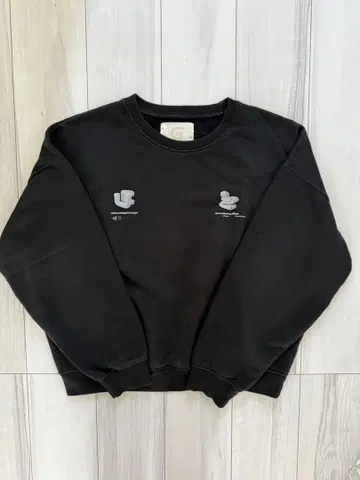 GADID ANONIEM 블랙 맨투맨