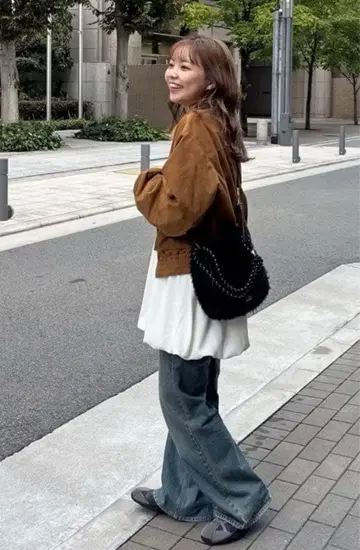 CPCM FUKA'S 기획 PU 파라코드 개더 미니 숄더백 보아