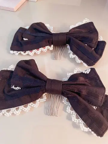 엔젤릭 프리티 atgelic pretty 블랙 핀 리본