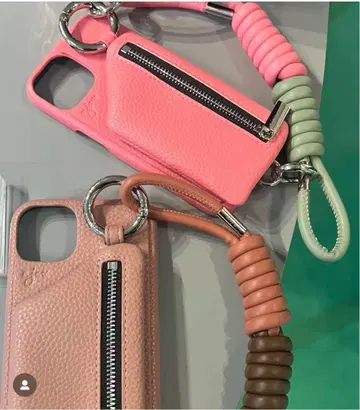 agew 가죽 iPhone15 케이스 스트랩 포함