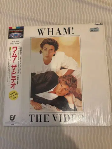WHAM! THE VIDEO 레이저 디스크 오비 포함 새상품급