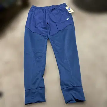 아식스 하이브리드 폴리에스테르 조거 팬츠 남성용 XL 미드나잇