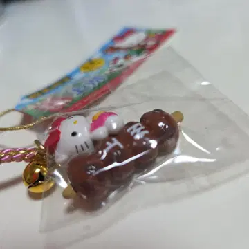 단종 레어 고토치 키티 군마 한정판 조슈 야키 만주 네즈케 스트랩