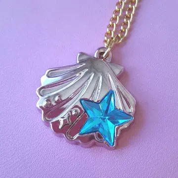 과거 세본스타 목걸이 스타쉘 조개 도금 핑크