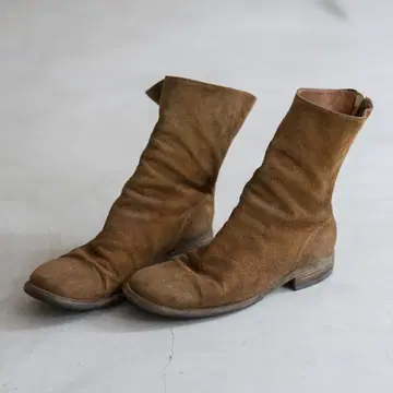 GUIDI HORSE REVERSE BACK ZIP BOOTS 42
