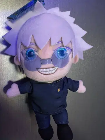 USJ 한정판 주술회전 고죠 사토루 봉제 인형 키체인