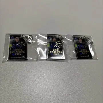 감바 오사카 금박 키링 나카타니, 키시모토, 후쿠오카 선수 세트