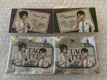 진격의 거인 마리온 크레이프 캔뱃지 특전 카드 리바이 한지