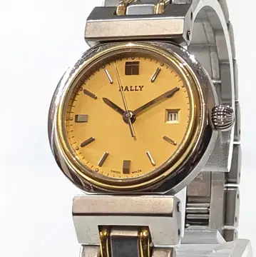 발리 손목시계 배터리 교체 완료 여성용 콤비 컬러 날짜 표시 기능 포함