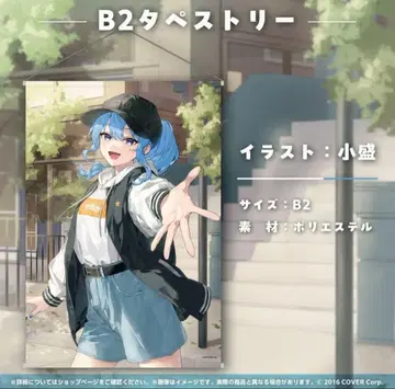 호시마치 스이세이 생일 & 활동 6주년 기념 B2 태피스트리