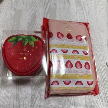 딸기 모티브 파우치 멜리 초콜릿 이온 한정판 세트 미개봉 새상품