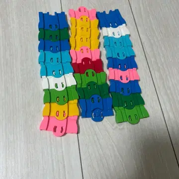 (가장 빠른 당일 배송) 프라레일 컬러풀 구부러진 레일 3개 세트