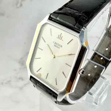 [새상품 배터리] 세이코 크레도르 실버 다이얼 9300-5340 스퀘어