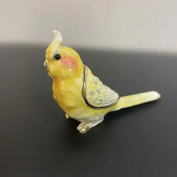 미사용품! 무료배송 피이아스 오카메앵무새 주얼리 케이스