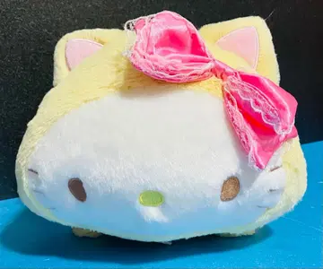 산리오 캐릭터즈 냥구루미 BIG 봉제 인형 챠미 키티