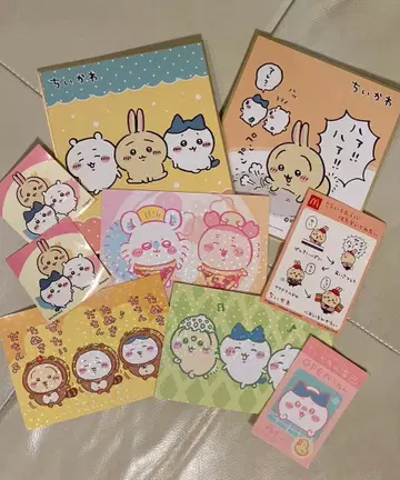 치이카와 (먼작귀) 색지 스티커 브로마이드껌