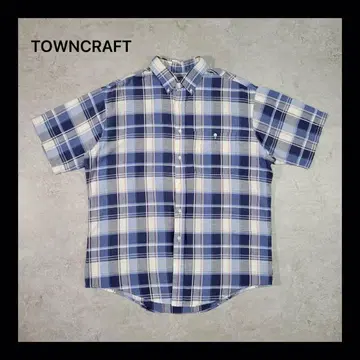 80's90's 빈티지 TOWNCRAFT 타운크래프트 반팔 셔츠