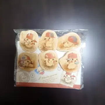 피카츄 앨범 컬렉션 클립 세트 포켓몬 센터