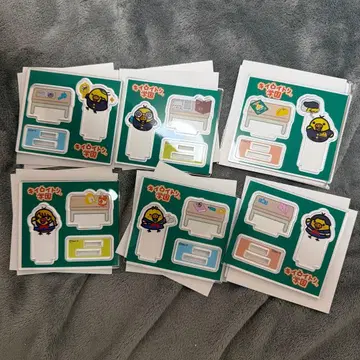 키이로이토리 학원 미니 아크릴 스탠드 전 6종 컴플리트 세트